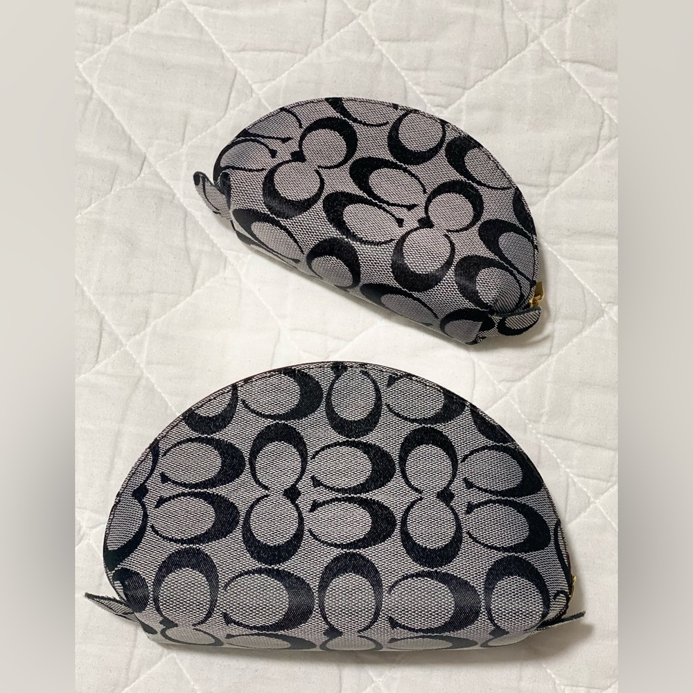 Coach makeup bags